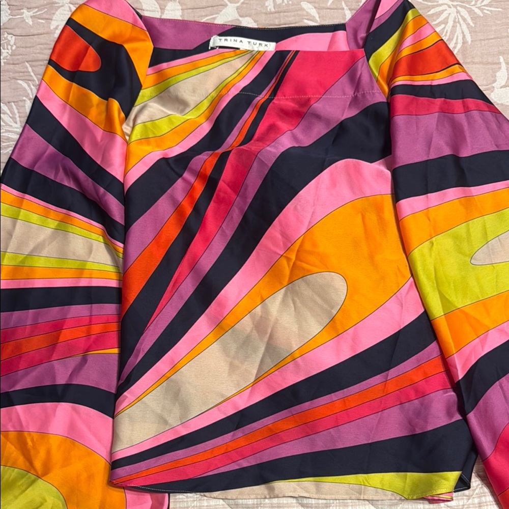 Trina Turk Women’s Printed Georgette Blouse